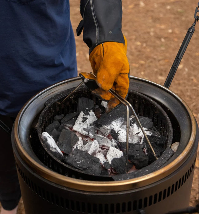 Stockman's Leather Gloves with Extra Long Thick Cuffs | Great for Grilling