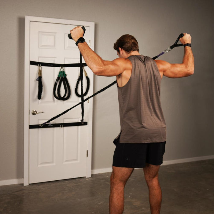 Dynamic Training Resistance Bands | Stretches from 3ft to 9ft | Cloth-Wrapped