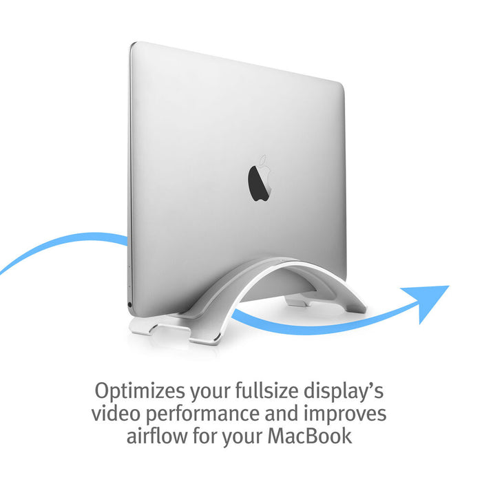 Twelve South BookArc Vertical Stand for Apple MacBook with Built-in Cable Catch