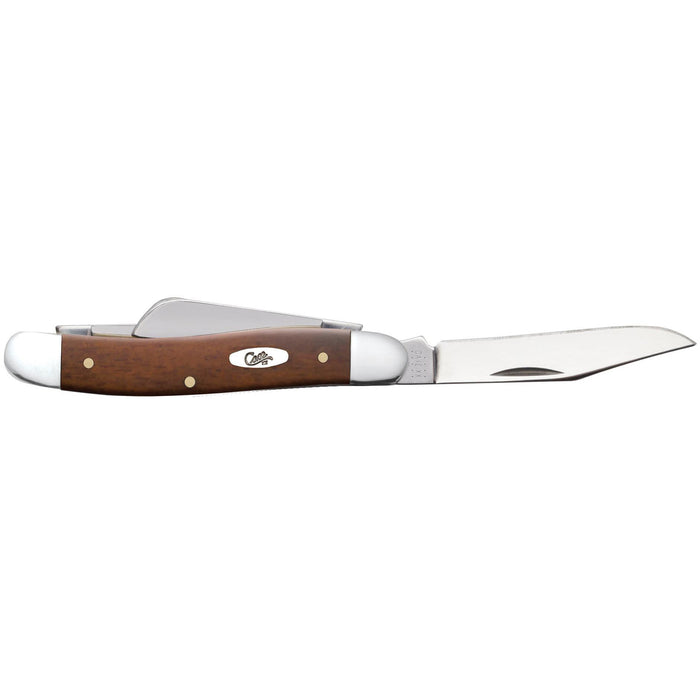 Smooth Chestnut Bone Medium Stockman Folding Pocket Knife with Tru-Sharp Steel