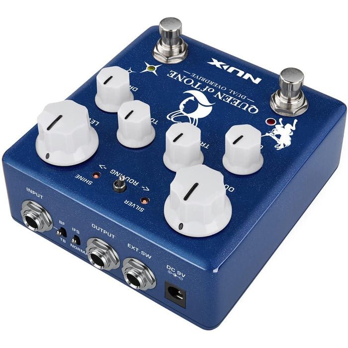 NDO-6 Queen of Tone Dual Overdrive Guitar Effect Pedal | Horseman & Morning Star