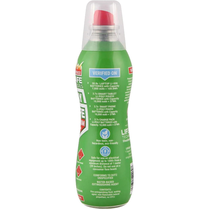 StaySafe Lithium Fire Extinguishing Spray | Suppresses Lithium Ion Batteries Fires