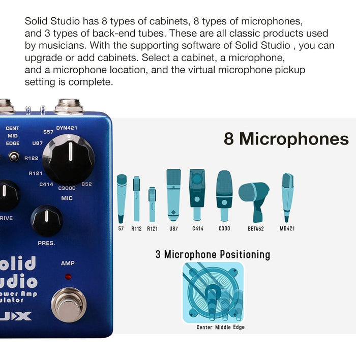 NSS-5 Solid Studio IR Loader and Power Amplifier Simulator Guitar Pedal