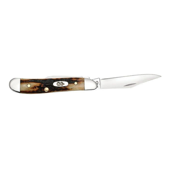 Rag Stag Peanut Folding Pocket Knife with Tru-Sharp Stainless Steel Blades