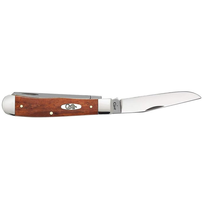 Smooth Chestnut Bone Trapper Folding Pocket Knife with Tru-Sharp Stainless Steel