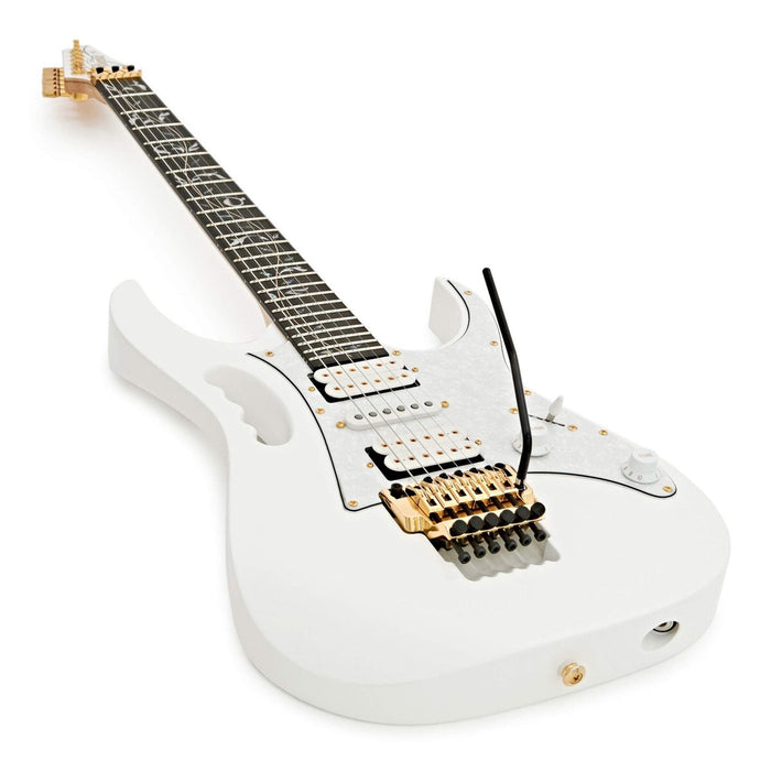 Steve Vai Signature JEM7VP Solidbody Electric Guitar, Right-Handed - White