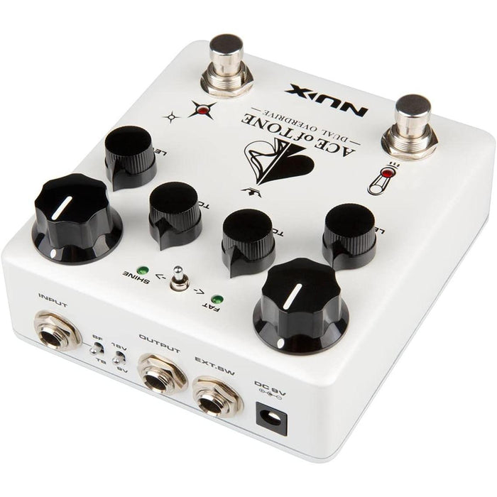 NDO-5 Ace of Tone Dual Overdrive Effect Pedal with Tubeman MKII & Morning Star