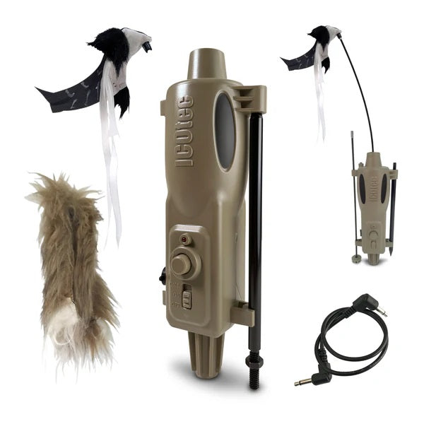 PD200 Universal Predator Decoy with 2 Topper and Adjustable Speeds for Hunting