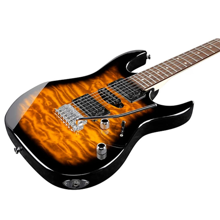 GIO GRX70QA Series 6-String Solidbody Electric Guitar, Right-Handed