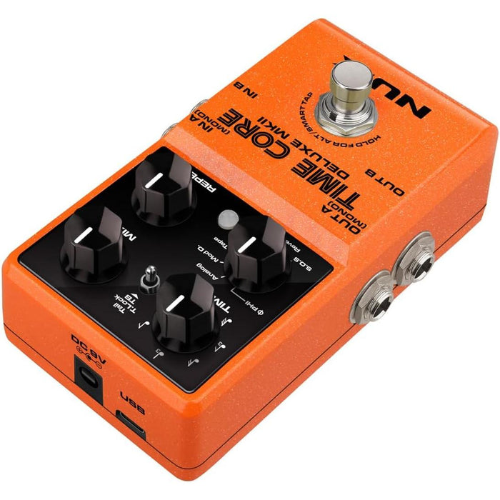 Time Core Deluxe MKII Advanced Delay Effect Pedal for Guitars and Basses