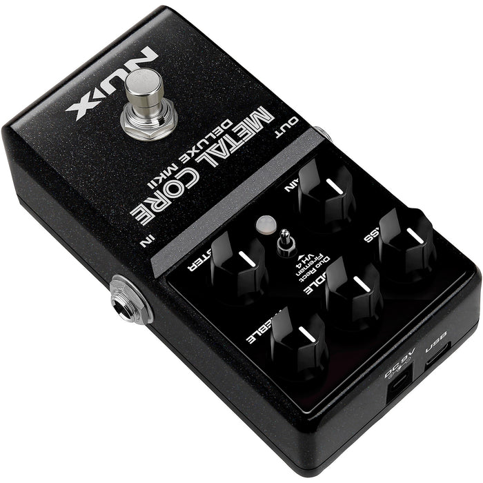 Metal Core Deluxe MKII Hi-Gain Distortion Effect Pedal for Guitars and Basses