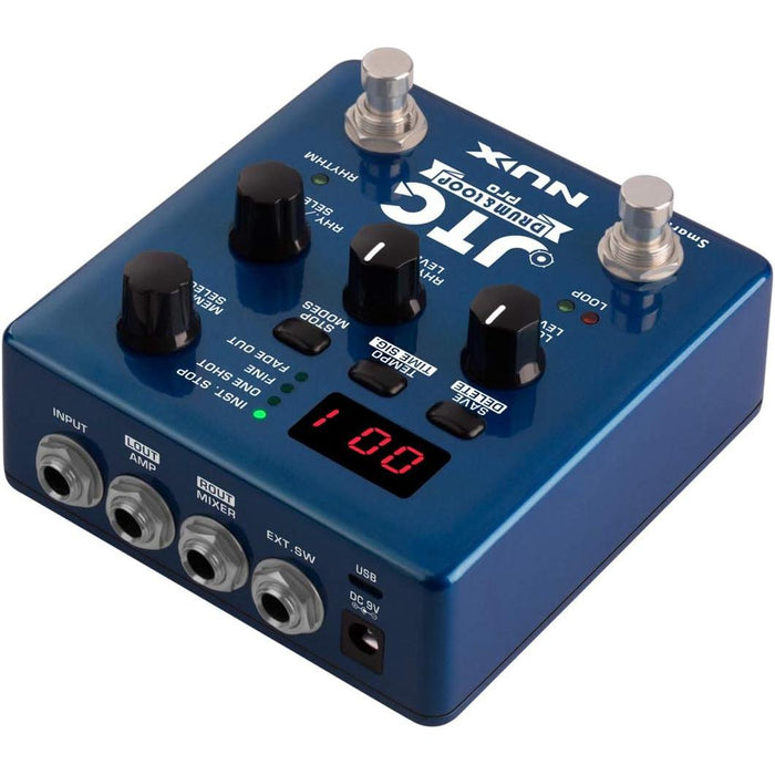 NDL-5 JTC PRO Drum Loop Dual Switch Looper Effect Pedal | Records Up to 6 Hours