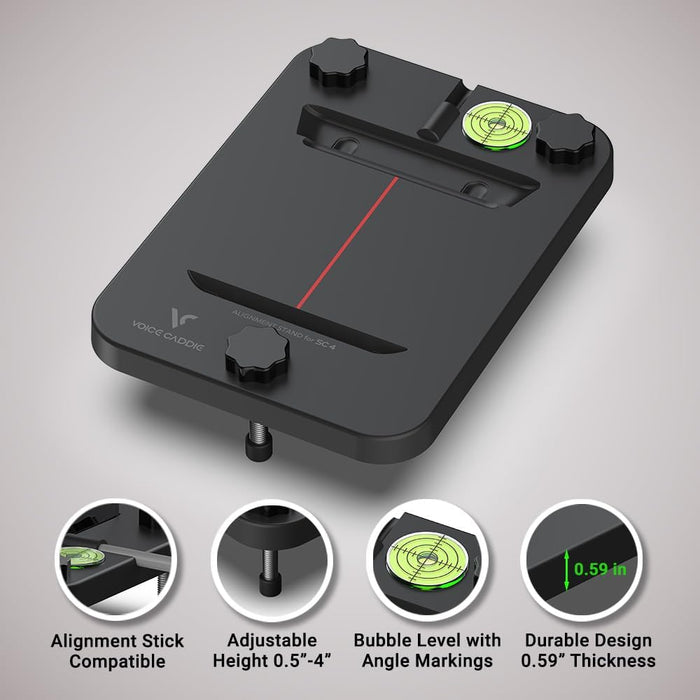 Voice Caddie SC4 and SC4 Pro Launch Monitor Alignment Stand