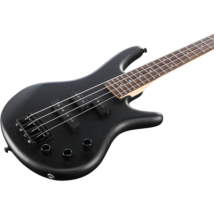 MiKro GSRM20B 4-String Solidbody Bass Guitar, Right | Great for Small Hands