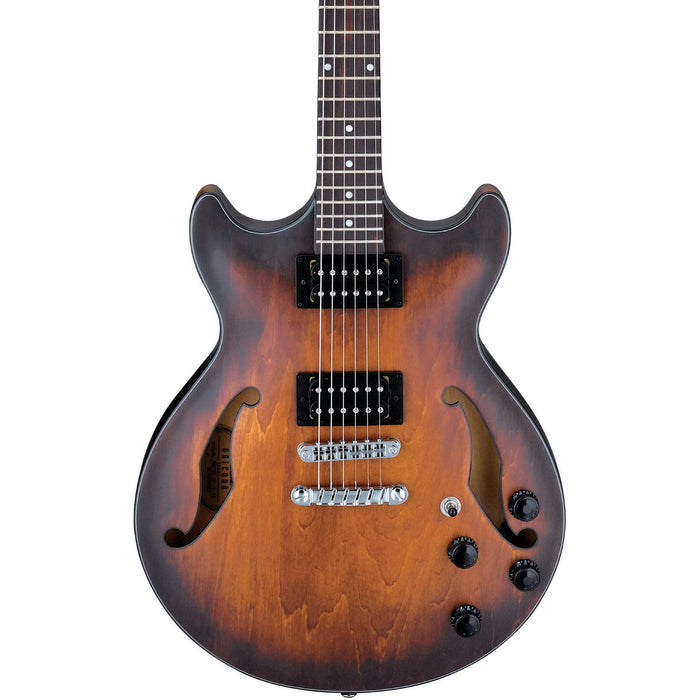 AM Artcore AM73B Semi-Hollowbody Electric Guitar, Right-Hand, Tobacco Flat