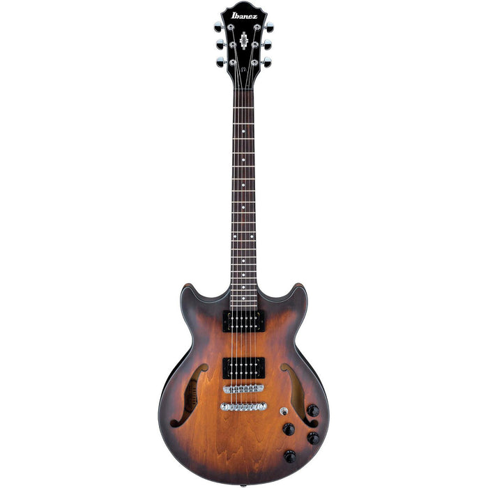 AM Artcore AM73B Semi-Hollowbody Electric Guitar, Right-Hand, Tobacco Flat