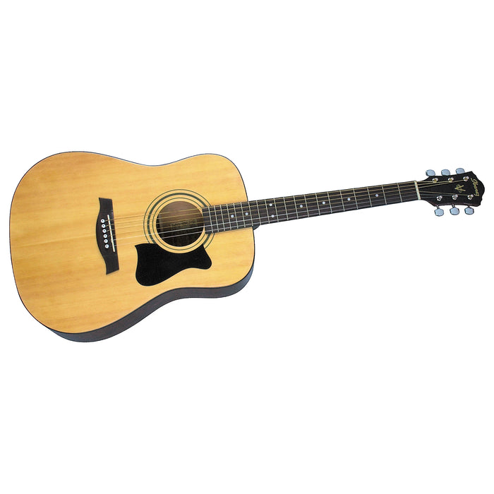 Jampack IJV50 6-String Quickstart Dreadnought Acoustic Guitar Pack, Natural