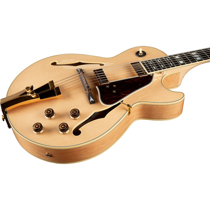 George Benson GB10 6-String Hollowbody Electric Guitar, Right, Natural