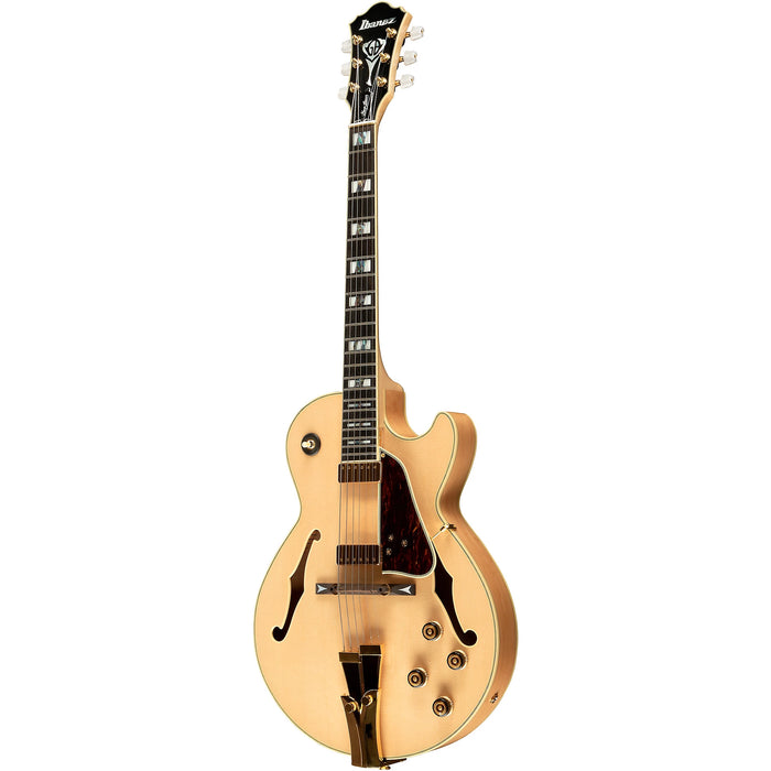 George Benson GB10 6-String Hollowbody Electric Guitar, Right, Natural