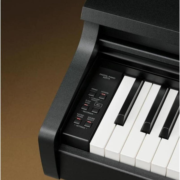 KDP75 88-Keys Digital Home Piano | Built-in Lessons and USB Connectivity