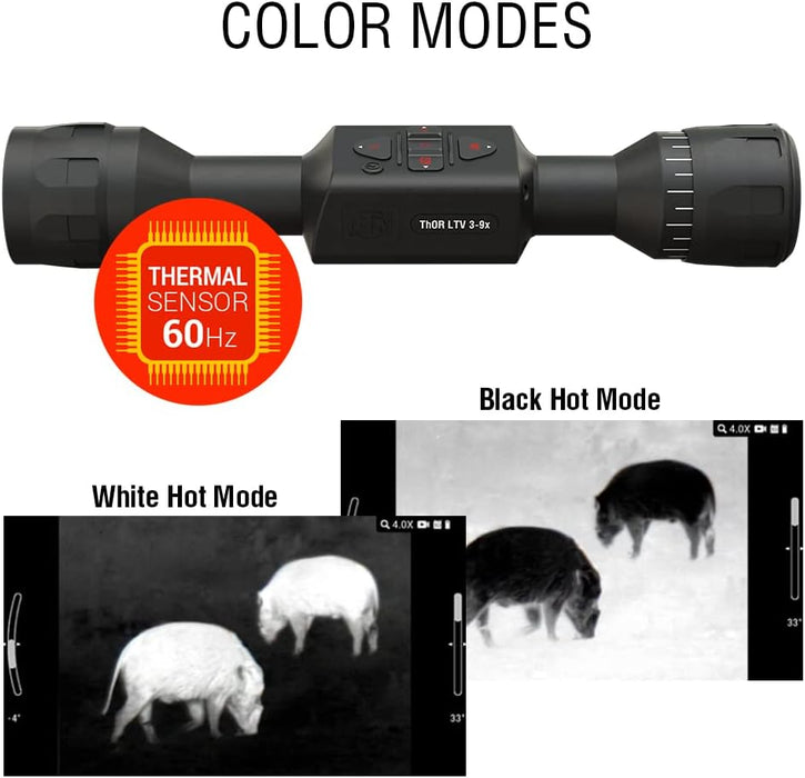 ThOR LTV Ultra Light Thermal Rifle Scope with One Shot Zero Sight Adjustment