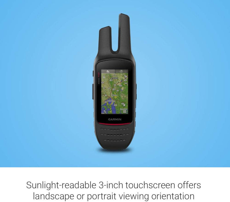 Rino 750 Rugged Handheld 2-Way Radio/GPS Navigator with Touchscreen