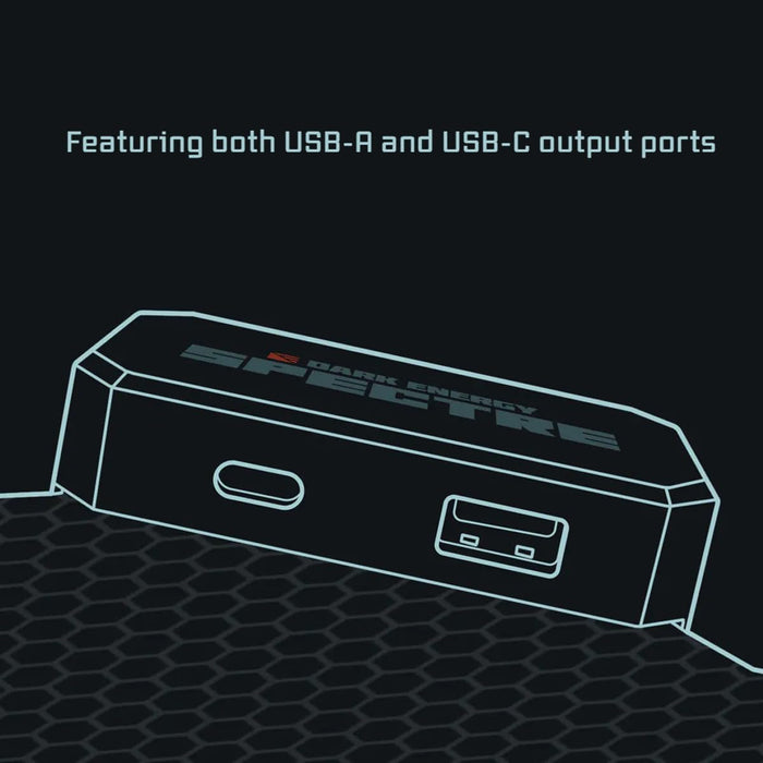 Dark Energy Spectre Folding 18W Solar Panel | Charges USB-C and USB-A Devices