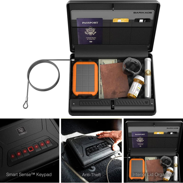 Vaultek Barikade Series 2 Electronic Safe | Designed for Handguns up to 10.75" Length