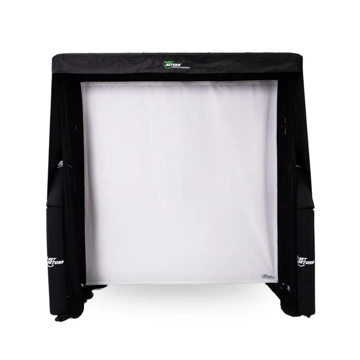 The Net Return Simulator Bay 10 Premium Indoor Golf Experience with High Impact Netting