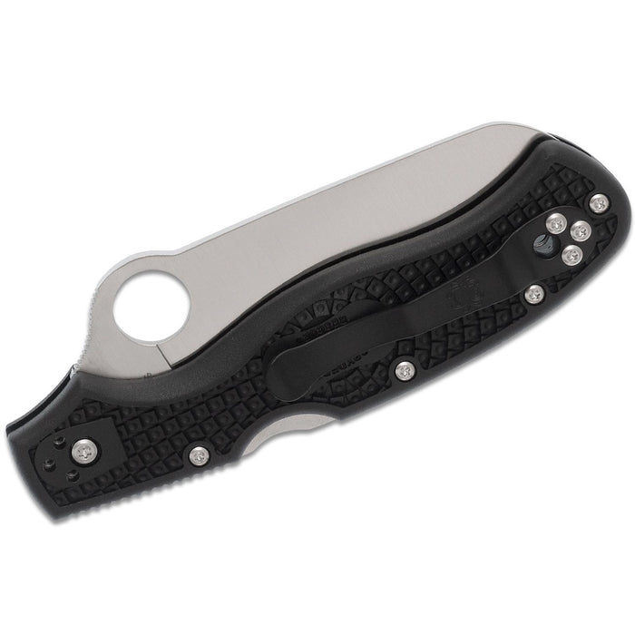 Spyderco Rescue 3 Lightweight Folding Knife with Black FRN Handle and SpyderEdge