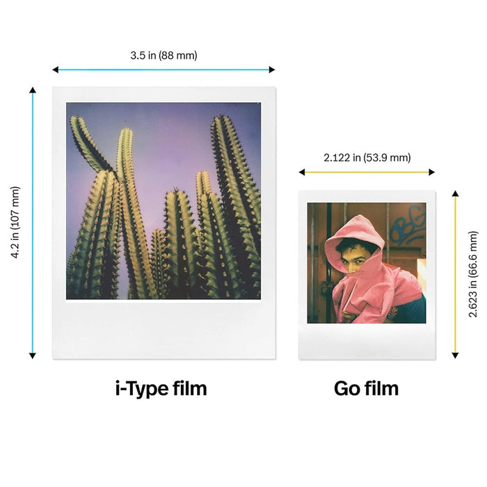 Go Color Pocket Sized Film Double Pack | Compatible with Polaroid Go Camera