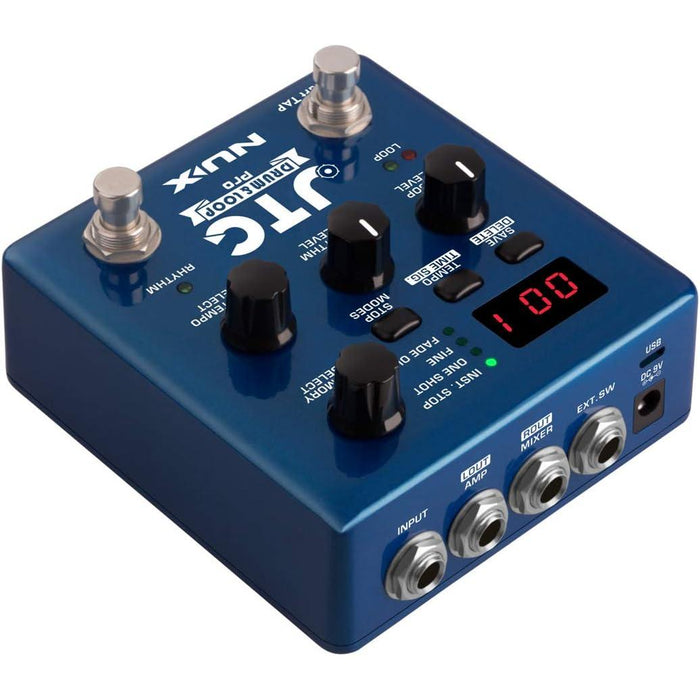 NDL-5 JTC PRO Drum Loop Dual Switch Looper Effect Pedal | Records Up to 6 Hours