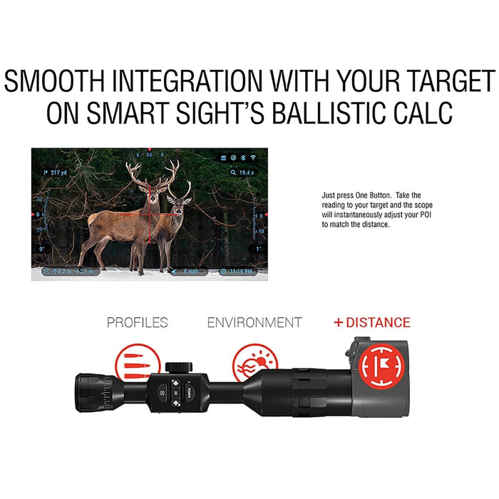 Auxiliary Ballistic Bluetooth Laser Rangefinder Series for Smart HD Scopes