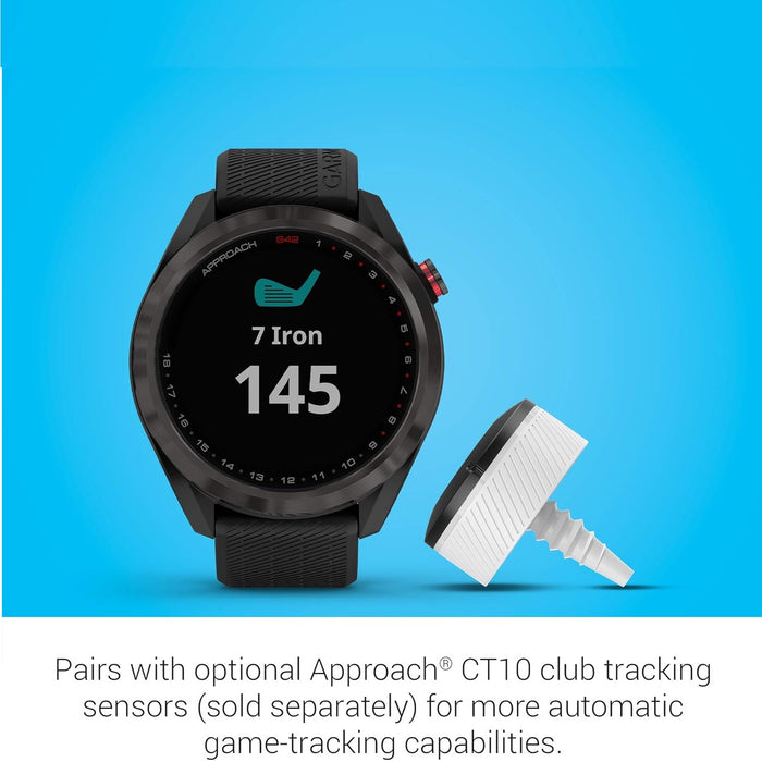 Approach S42 Golf Smartwatch with 42K Pre-Loaded CourseView Maps