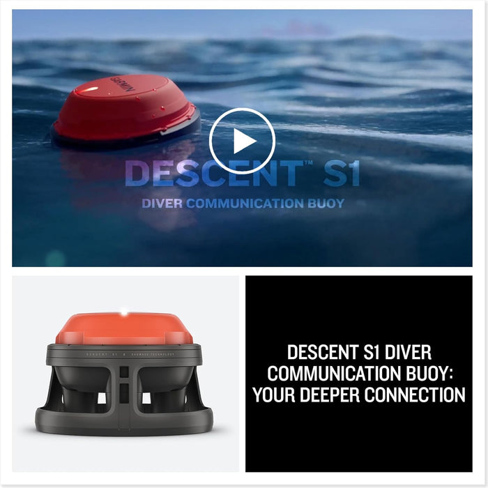 Garmin Descent S1 Diver Communication Buoy with SubWave Sonar Messaging