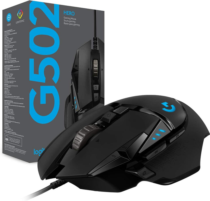 G502 HERO High Performance Wired Gaming Mouse with HERO 25K Sensor