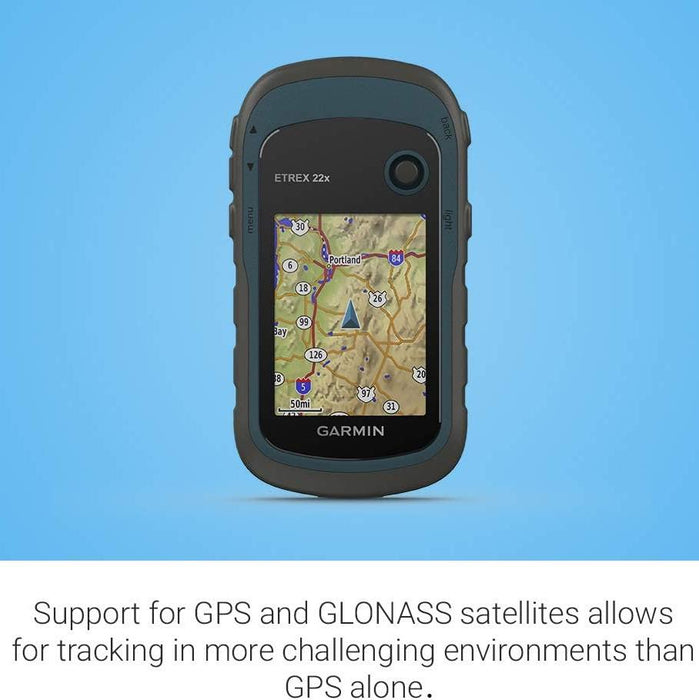 eTrex 22x Rugged Handheld GPS Navigator | 2.2" Sunlight-Readable Color Display