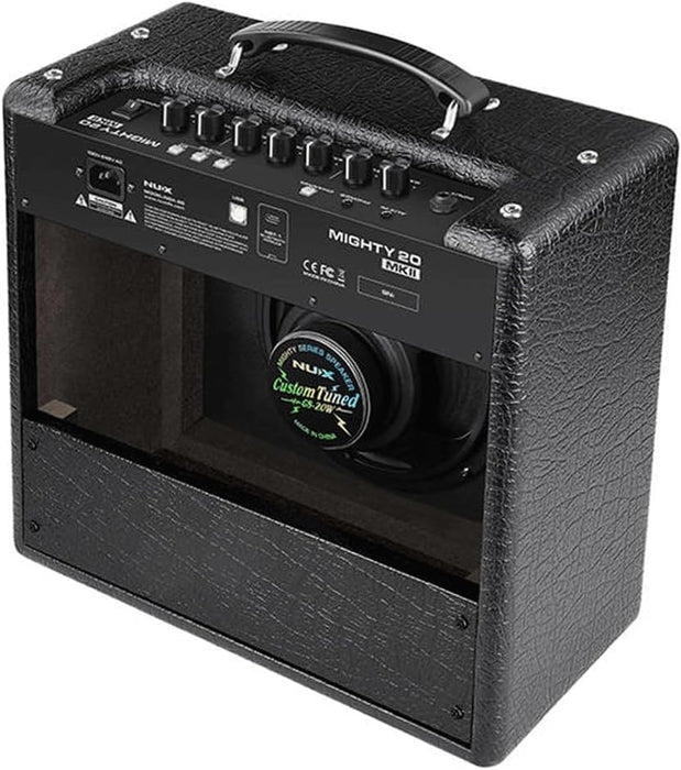 NUX Mighty 20 MKII Compact Guitar Amplifier with Custom Tuned G8-20W 8" Speaker