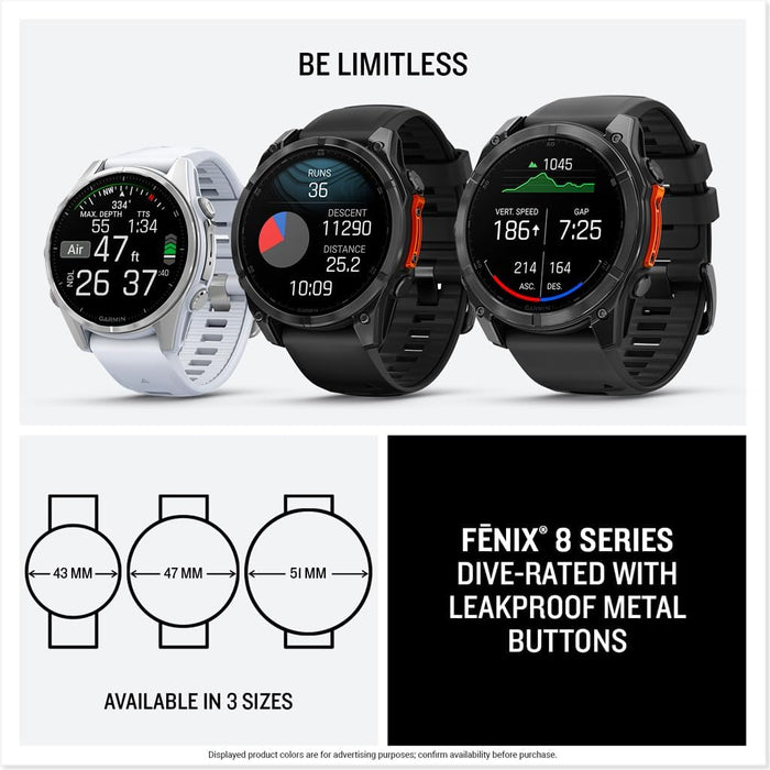 fenix 8/E Series Premium Multisport GPS Smartwatch