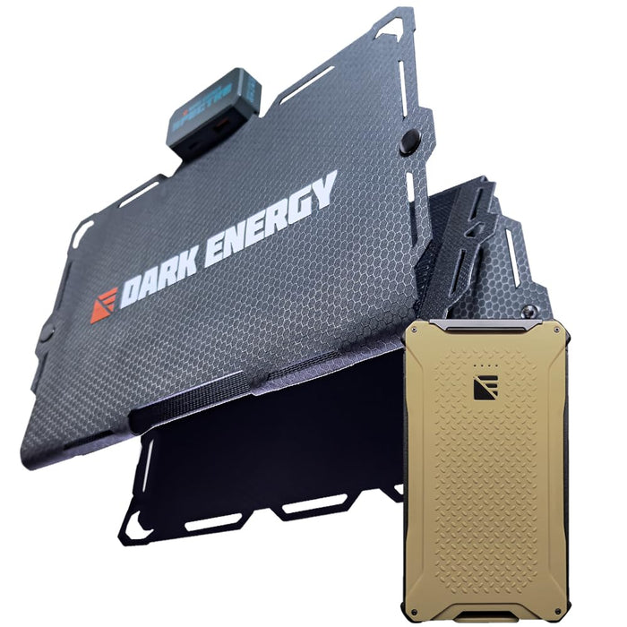 Dark Energy Poseidon Pro 10,000 mAh Power Bank with Spectre 18W Folding Solar Panel