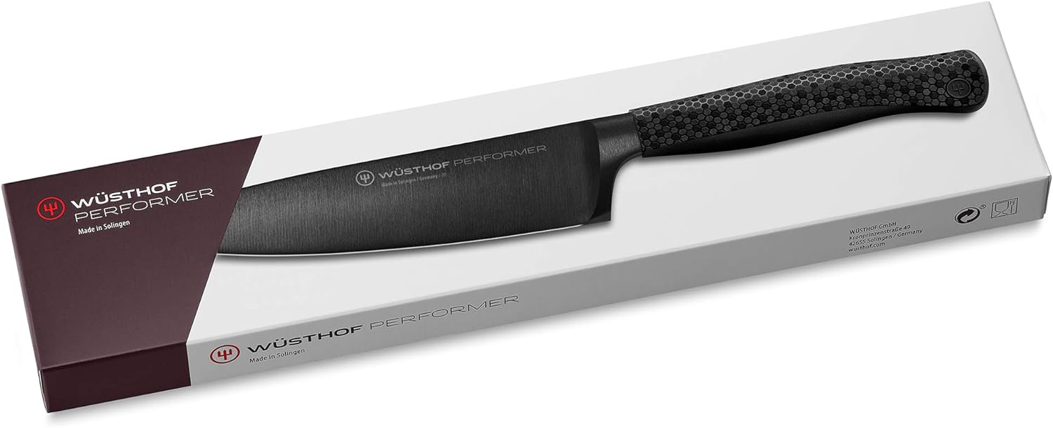 Performer 6" DLC-Coated Chef's Knife with Hexagon Power Grip