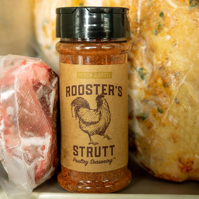 Rooster's Strutt Seasoning | Bold and Savory Blend for Top-Notch Chicken