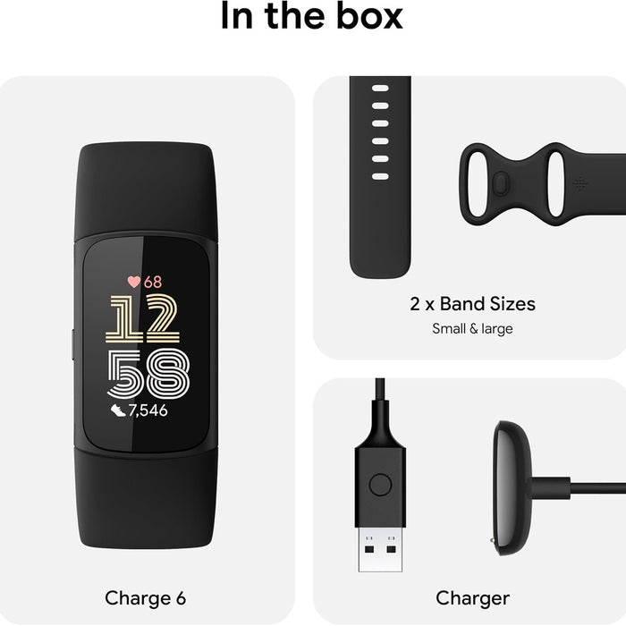 Charge 6 GPS Health and Fitness Tracker with 24/7 Heart Rate Monitoring