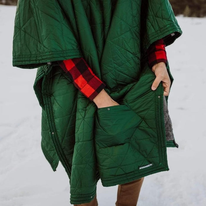 Mountain Blanket with Ultra-Plush Fleece | Convertible and Wearable | Waterproof