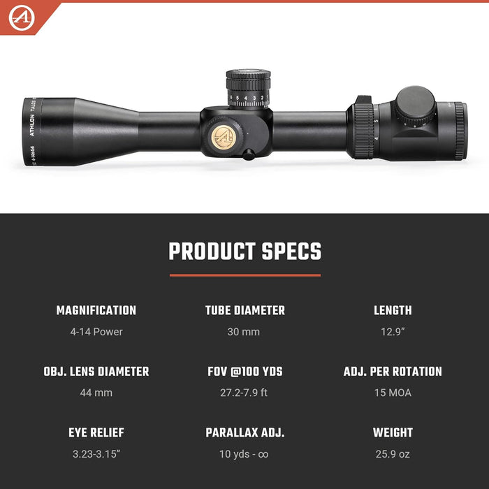 Talos BTR GEN2 Tactical Rifle Scopes with Illuminated Reticles Options