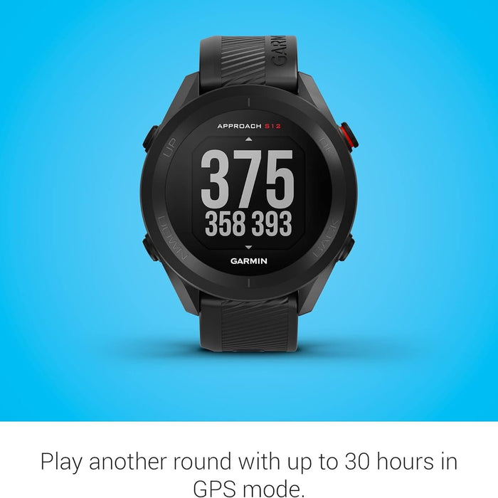 Approach S12 Golf GPS Smartwatch | Preloaded with 42K Courseview Maps