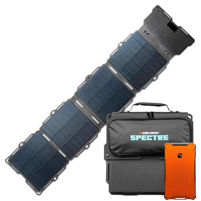 Dark Energy Poseidon Pro 10,000 mAh Power Bank with Spectre 56W Folding Solar Panel