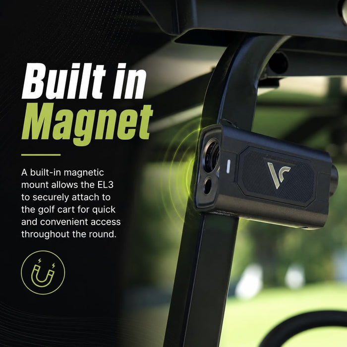 Voice Caddie EL3 Golf Laser Rangefinder with Slope, Ball to Pin and OLED Display