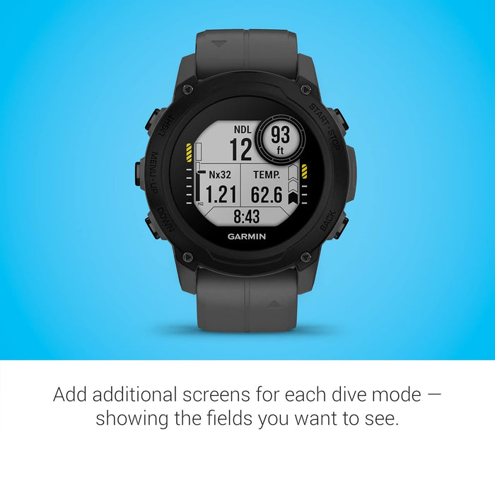 Descent G1 Series Rugged Diving GPS Smartwatch with Multiple Dive Modes