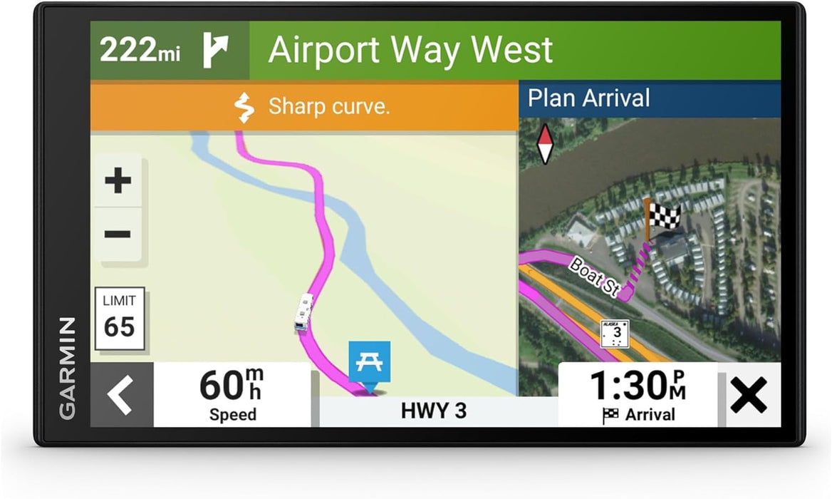 RV 795 7" RV GPS Navigator | Access Live Traffic and Weather and Custom Routing